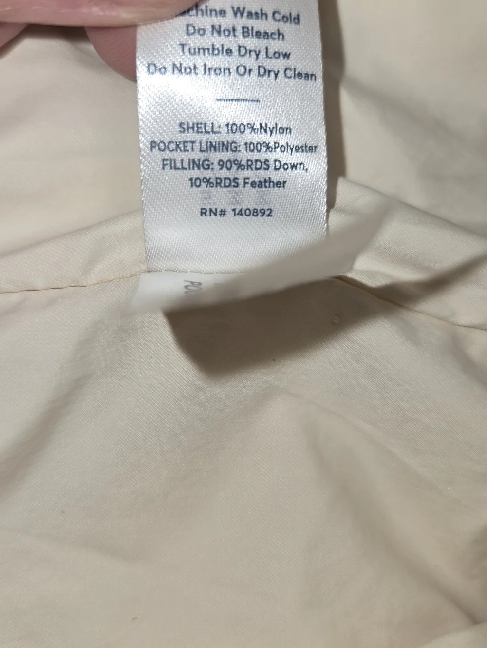 Marine Layer Sophia Quilted Vest New with tags Womens Off White Color M - Picture 7 of 9